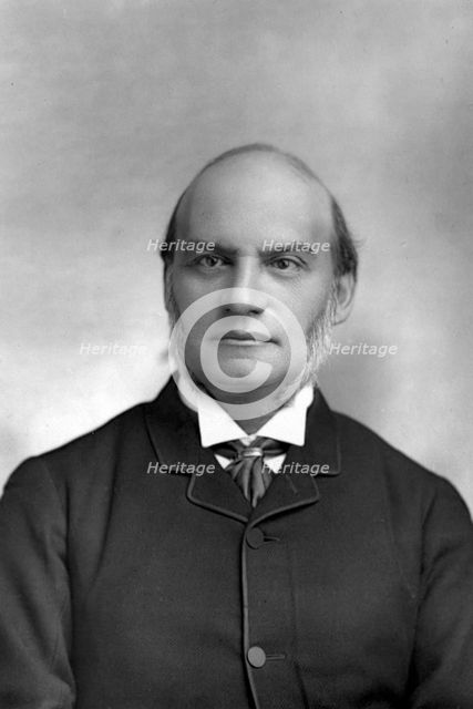 Farrer Herschell (1837-1899), 1st Baron Herschell, 1890.Artist: W&D Downey
