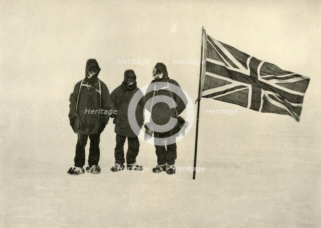 'Farthest South', 9 January 1909. Artist: Eric Marshall.