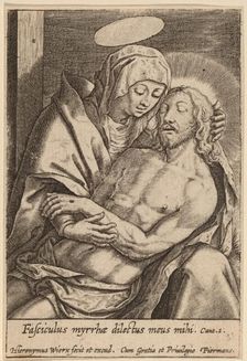 Fasciculus myrrhae dilectus meus mihi. Creator: Hieronymous Wierix