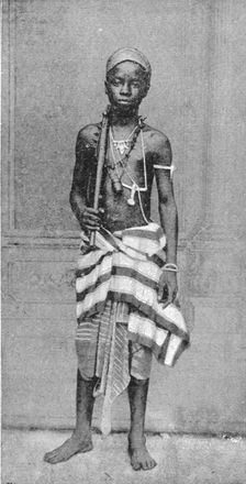 'Fascinu, Son of Gbehanzi, King of Dahomey 1891. Creator: Unknown