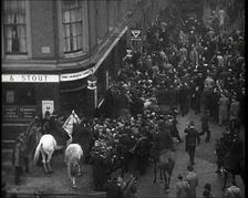 Fascists and Anti-fascist Protestors Fighting, 1930s. Creator: British Pathe Ltd