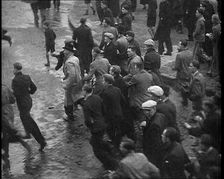 Fascists and Anti-fascist Protestors Fighting, 1930s. Creator: British Pathe Ltd