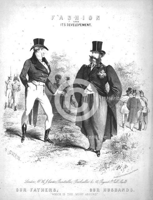 'Fashion and its Developement.', early 19th century. Artist: Thomas Francois Guerin.