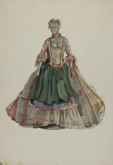Fashion Doll, c. 1937. Creator: Gwyneth King