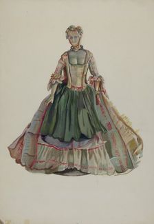 Fashion Doll, c. 1937. Creator: Gwyneth King