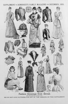 Fashion gleanings from abroad, 1889. Creator: Unknown
