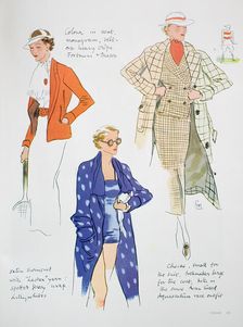 Fashion illustration, 1935