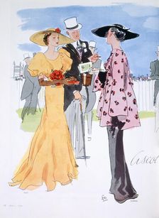 Fashion illustration, 1935