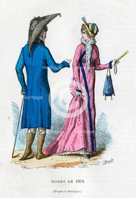 Fashion of 1804 (1882-1884).Artist: Meunier