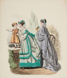 Fashion plate, 1868. Creator: Gilquin fils