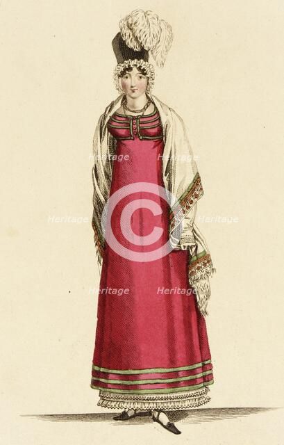Fashion Plate (The Last Parsien Fashion), 1815. Creator: John Bell.