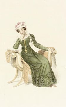 Fashion Plate (Trage De Mañana), 1824. Creator: Unknown