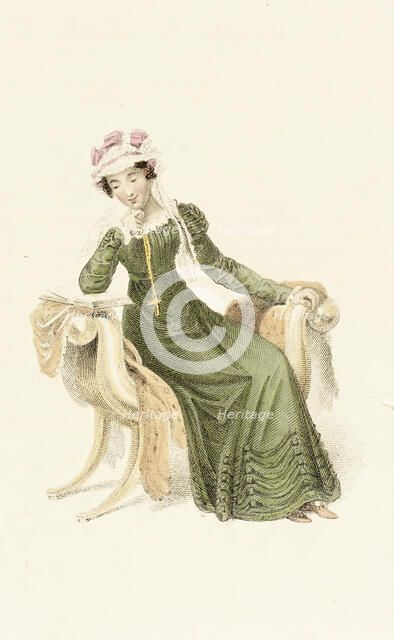 Fashion Plate (Trage De Mañana), 1824. Creator: Unknown.