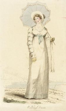Fashion Plate (Walking Dress), 1814. Creator: Unknown