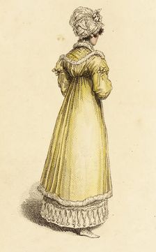 Fashion Plate (Walking Dress), 1815. Creator: John Bell