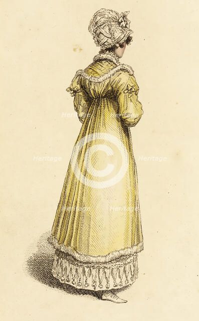 Fashion Plate (Walking Dress), 1815. Creator: John Bell.