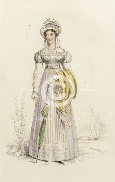 Fashion Plate (Walking Dress), 1822. Creator: John Bell.