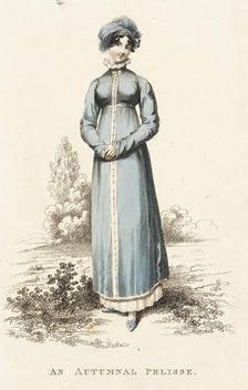 Fashion Plate (An Autumnal Pelisse), 1812. Creator: John Bell