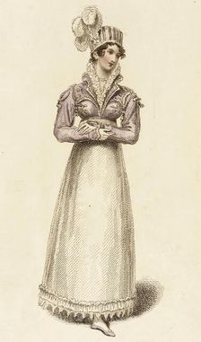 Fashion Plate (Angouleme Walking Dress), 1815. Creator: John Bell