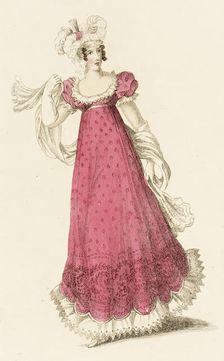 Fashion Plate (Ball Dress), 1819. Creator: John Bell