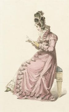 Fashion Plate (Carriage Visiting Costume), 1820. Creator: John Bell