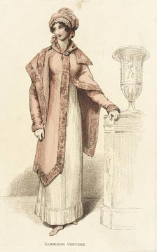 Fashion Plate (Carriage Costume), 1813. Creator: Unknown