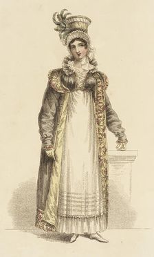 Fashion Plate (Carriage Costume), 1816. Creator: John Bell