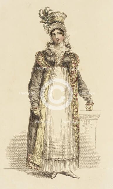 Fashion Plate (Carriage Costume), 1816. Creator: John Bell.