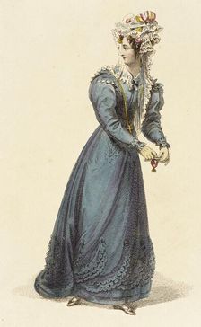 Fashion Plate (Carriage Costume), 1826. Creator: Rudolph Ackermann