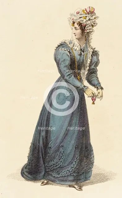 Fashion Plate (Carriage Costume), 1826. Creator: Rudolph Ackermann.