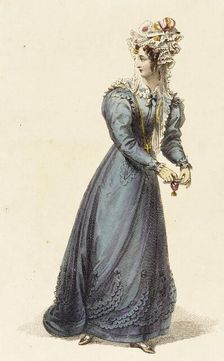 Fashion Plate (Carriage Costume), 1826. Creator: Rudolph Ackermann