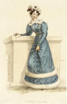 Fashion Plate (Carriage Costume), 1826. Creator: Rudolph Ackermann