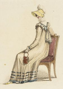 Fashion Plate (Carriage Dress), 1816. Creator: Rudolph Ackermann