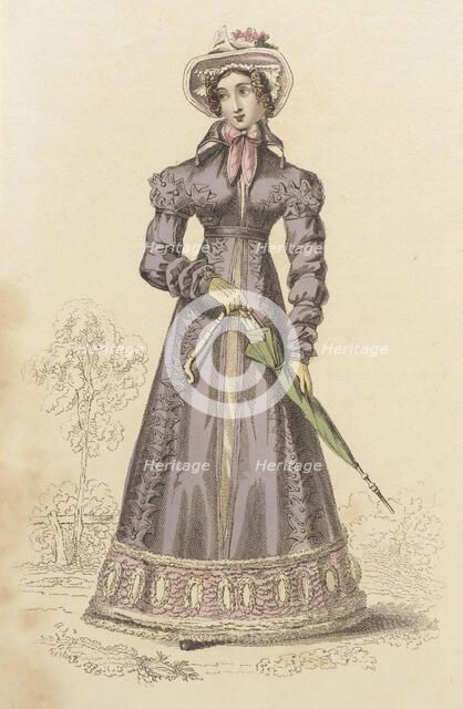 Fashion Plate (Carriage Dress), 1824. Creator: John Bell.