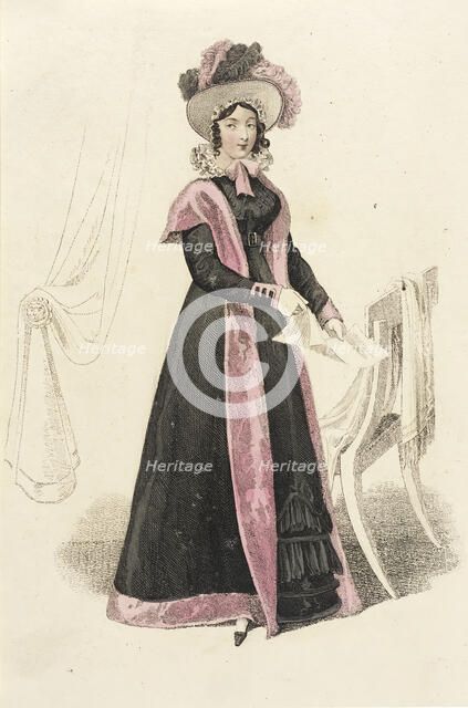 Fashion Plate (Carriage Dress), 1821. Creator: John Bell.