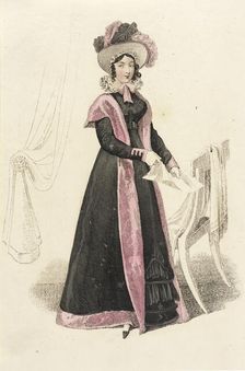 Fashion Plate (Carriage Dress), 1821. Creator: John Bell