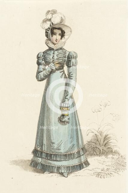 Fashion Plate (Carriage Dress), 1821. Creator: John Bell.