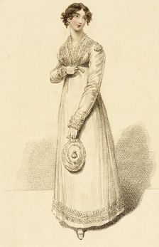 Fashion Plate (Dinner Dress), 1815. Creator: John Bell
