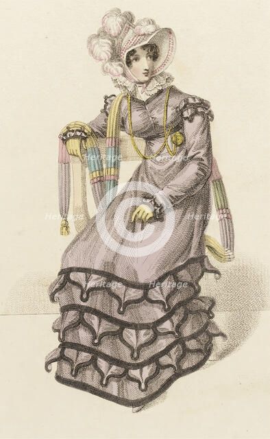 Fashion Plate (English Carriage Dress), 1820. Creator: John Bell.
