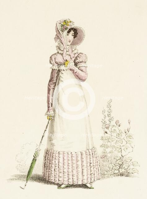 Fashion Plate (English Summer Recess Walking Dress), 1819. Creator: John Bell.