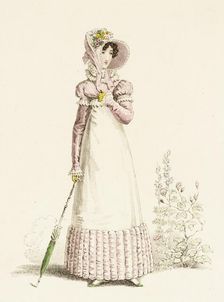 Fashion Plate (English Summer Recess Walking Dress), 1819. Creator: John Bell