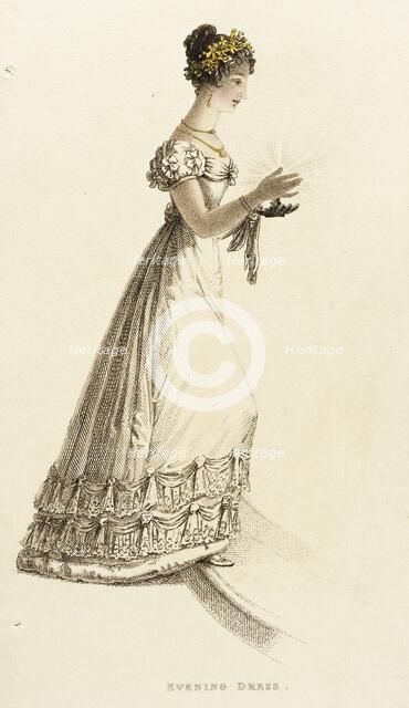 Fashion Plate (Evening Dress), 1823. Creator: Unknown.