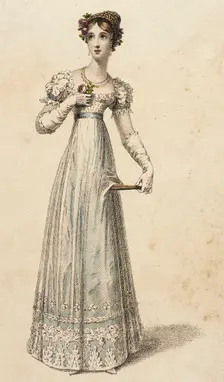 Fashion Plate (Full Dress), 1823. Creator: Rudolph Ackermann