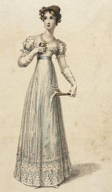 Fashion Plate (Full Dress), 1823. Creator: Rudolph Ackermann