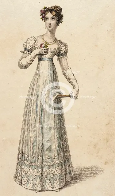 Fashion Plate (Full Dress), 1823. Creator: Rudolph Ackermann.