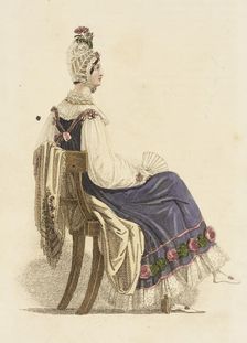 Fashion Plate (Half Dress), 1816. Creator: Unknown