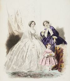 Fashion plate - Journal des Demoiselles III, 1859. Creator: Gilquin & Dupain