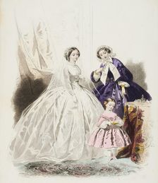 Fashion plate - Journal des Demoiselles III, 1859. Creator: Gilquin & Dupain