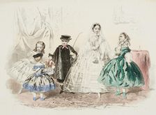 Fashion plate - Journal des Demoiselles IV, 1859. Creator: Gilquin & Dupain