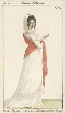 Fashion Plate (Les Modes Parisiennes), between circa 1803 and circa 1804. Creator: Unknown
